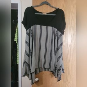 Flowy striped blouse